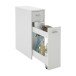 Beistellschrank >DENIA 1< in weiß - 20x61x45cm (BxHxT)
