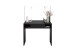 Schminktisch >SCHMINKI 1< in schwarz - 100x135,7x41,4cm (BxHxT)
