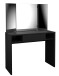 Schminktisch >SCHMINKI 1< in schwarz - 100x135,7x41,4cm (BxHxT)