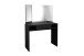Schminktisch >SCHMINKI 1< in schwarz - 100x135,7x41,4cm (BxHxT)