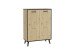 Kommode >PLAU 1< in Artisan Eiche Dekor - 68,5x93,5x33cm (BxHxT)