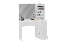Schminktisch >MARL 1< in weiß - 105x140,5x39,9cm (BxHxT)