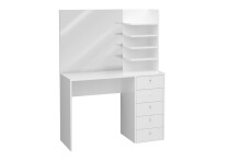 Schminktisch >MARL 1< in weiß - 105x140,5x39,9cm (BxHxT)
