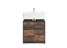 Unterschrank >MADOC 1< in Matera-Old Style dunkel - 60x59x33cm (BxHxT)