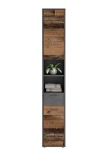 Mehrzweckschrank >MADOC 4< in Matera-Old Style dunkel - 3,2x19x3,3cm (BxHxT)