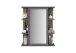 Badspiegel >MADOC 5< in Matera-Old Style dunkel - 60x71,5x25,2cm (BxHxT)