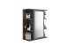 Badspiegel >MADOC 5< in Matera-Old Style dunkel - 60x71,5x25,2cm (BxHxT)