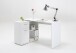 Schreibtisch >ALBRECHT 1< in weiß - 83x74x117cm (BxHxT)