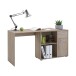 Schreibtisch >ALBRECHT 1< in Eiche Dekor - 83x74x117cm (BxHxT)