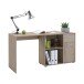 Schreibtisch >ALBRECHT 1< in Eiche Dekor - 83x74x117cm (BxHxT)