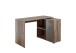 Schreibtisch >ALBRECHT 1< in Old Style dunkel-Stahl dunkel - 83x74x117cm (BxHxT)