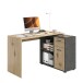 Schreibtisch >ALBRECHT 1< in Viking Eiche - Matera - 83x74x117cm (BxHxT)