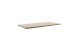 Esstischplatte >BROOKLYN< in Eiche Bianco massiv - 180x5x100 (BxHxT)
