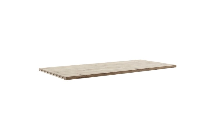Esstischplatte >BROOKLYN< in Eiche Bianco - 220x5x100 (BxHxT)