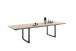 Esstischplatte >BROOKLYN< in Eiche Bianco -180x5x100 (BxHxT)