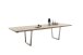 Esstischplatte >BROOKLYN< in Eiche Bianco - 200x5x100 (BxHxT)