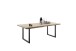 Esstischplatte >BROOKLYN< in Eiche Bianco - 180x5x100 (BxHxT)