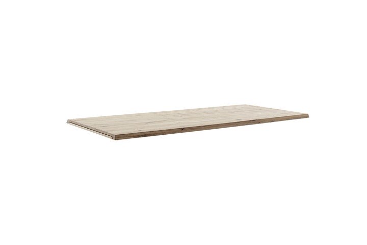 Esstischplatte >BROOKLYN< in Eiche Bianco - 220x5x100 (BxHxT)
