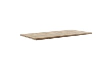 Esstischplatte >BROOKLYN< in Wildeiche - 220x5x100...