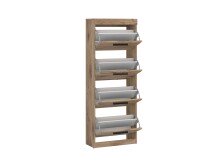 Schuhkipper >GRANO< 4 Klappen, Viking Eiche Dekor - 54x149x31 (BxHxT)