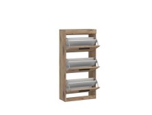 Schuhkipper >GRANO< 3 Klappen, in Viking Eiche Dekor - 54x115x31 (BxHxT)