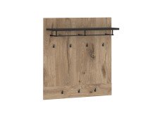 Wandgarderobe >GRANO< 7 Haken, Ablage, Stange,...