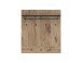 Wandgarderobe >GRANO< 7 Haken, Ablage, Stange, Viking Eiche Dekor - 93x101x32,5 (BxHxT)