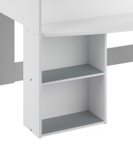 Jugendzimmer-Set >Pirouette 15< (3-teilig) in Weiss - 205x104x132cm (LxBxH)