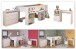 Jugendzimmer-Set >Pirouette 15< (3-teilig) in Weiss - 205x104x132cm (LxBxH)