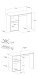 Jugendzimmer-Set >Pirouette 15< (3-teilig) in Weiss - 205x104x132cm (LxBxH)