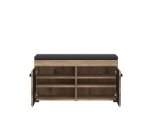 Garderoben-Set >Grano< (3-teilig) Viking Eiche Dekor - 153x195x38 (BxHxT)