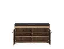 Garderoben-Set >Grano< (3-teilig) Viking Eiche Dekor - 153x195x38 (BxHxT)