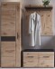Garderoben-Set >Grano< (3-teilig) Viking Eiche Dekor - 153x195x38 (BxHxT)