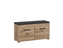 Garderoben-Set >Grano< (2-teilig) Viking Eiche Dekor - 93x195x38 (BxHxT)