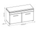 Garderoben-Set >Grano< (4-teilig) Viking Eiche Dekor - 188x195x38 (BxHxT)
