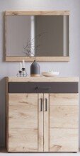 Garderoben-Set >Grano< (2-teilig) Viking Eiche...