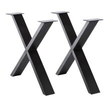 Tischgestell >BROOKLYN< (2er Set) X-Form in...