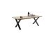 Tischgestell >BROOKLYN< (2er Set) X-Form in anthrazit, Metall - 78x68x15cm (BxHxT)