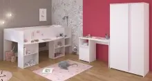 Jugendzimmer-Set >Pirouette 13< (3-teilig) Weiss /...
