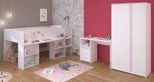 Jugendzimmer-Set >Pirouette 13< (3-teilig) Weiss /...
