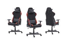 Gaming-Stuhl >DXRACER FORMULA< Armlehnen, Kopfpolster, Wippfunktion, schwarz/rot - 65x121x65cm B/H/T