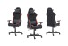Gaming-Stuhl >DXRACER FORMULA< Armlehnen, Kopfpolster, Wippfunktion, schwarz/rot - 65x121x65cm B/H/T