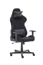 Gaming-Stuhl >DXRACER FORMULA< Armlehnen, Kopfpolster, Wippfunktion, schwarz - 65x121x65cm (B/H/T)