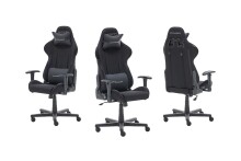 Gaming-Stuhl >DXRACER FORMULA< Armlehnen, Kopfpolster, Wippfunktion, schwarz - 65x121x65cm (B/H/T)