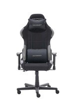 Gaming-Stuhl >DXRACER FORMULA< Armlehnen, Kopfpolster, Wippfunktion, schwarz/grau - 65x121x65cm B/H/T