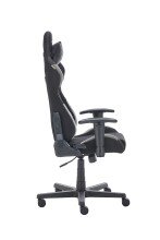 Gaming-Stuhl >DXRACER FORMULA< Armlehnen, Kopfpolster, Wippfunktion, schwarz/grau - 65x121x65cm B/H/T