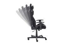Gaming-Stuhl >DXRACER FORMULA< Armlehnen, Kopfpolster, Wippfunktion, schwarz/grau - 65x121x65cm B/H/T
