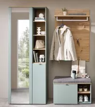Garderoben-Set >Bari< (3-teilig) Schilfgrün /...