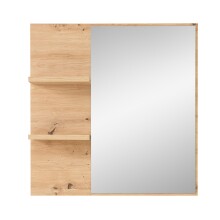 Garderoben-Set >Bari< (4-teilig) weiss matt / Eiche - 158x200x38cm (BxHxT)