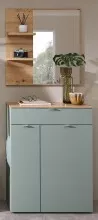 Garderoben-Set >Bari< (2-teilig) Schilfgrün /...